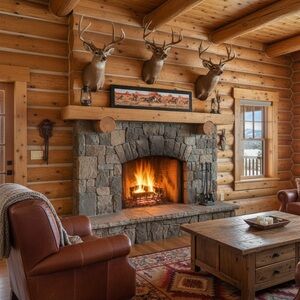 Western Horse Desert Landscape Framed Wall Art 30x7 Rustic Lodge Decor